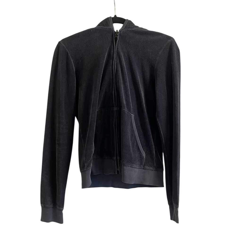 Vintage Juicy Couture Navy Terry Zip Up Hoodie